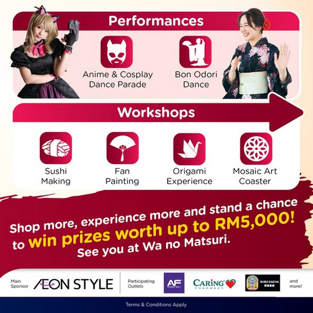 Setia-EcoHill-Mall-Wa-no-Matsuri-Japanese-Inspired-Celebration-2 21 September-4 October 2026: Setia EcoHill Mall: Wa no Matsuri Japanese-Inspired Celebration, Sale & Promotion with Anime, Bon Odori, Workshops, Gachapon Rewards and Prizes Worth Up to RM5,000