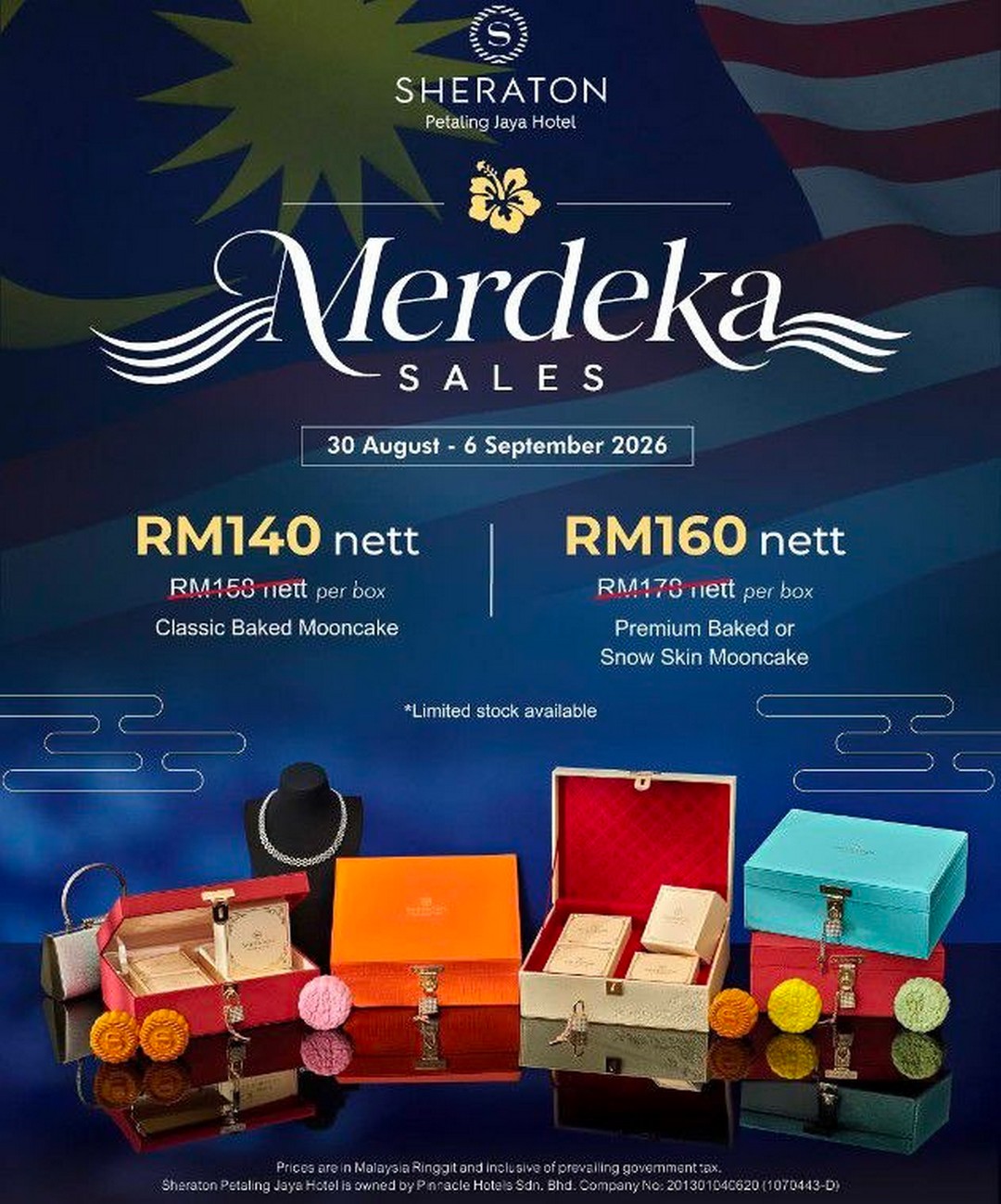 Sheraton-Petaling-Jaya-Hotel-Merdeka-Mooncake-Promotion Now till 6 September 2026: Sheraton Petaling Jaya Hotel: Merdeka Mooncake Promotion With Luna Radiance Collection From RM140