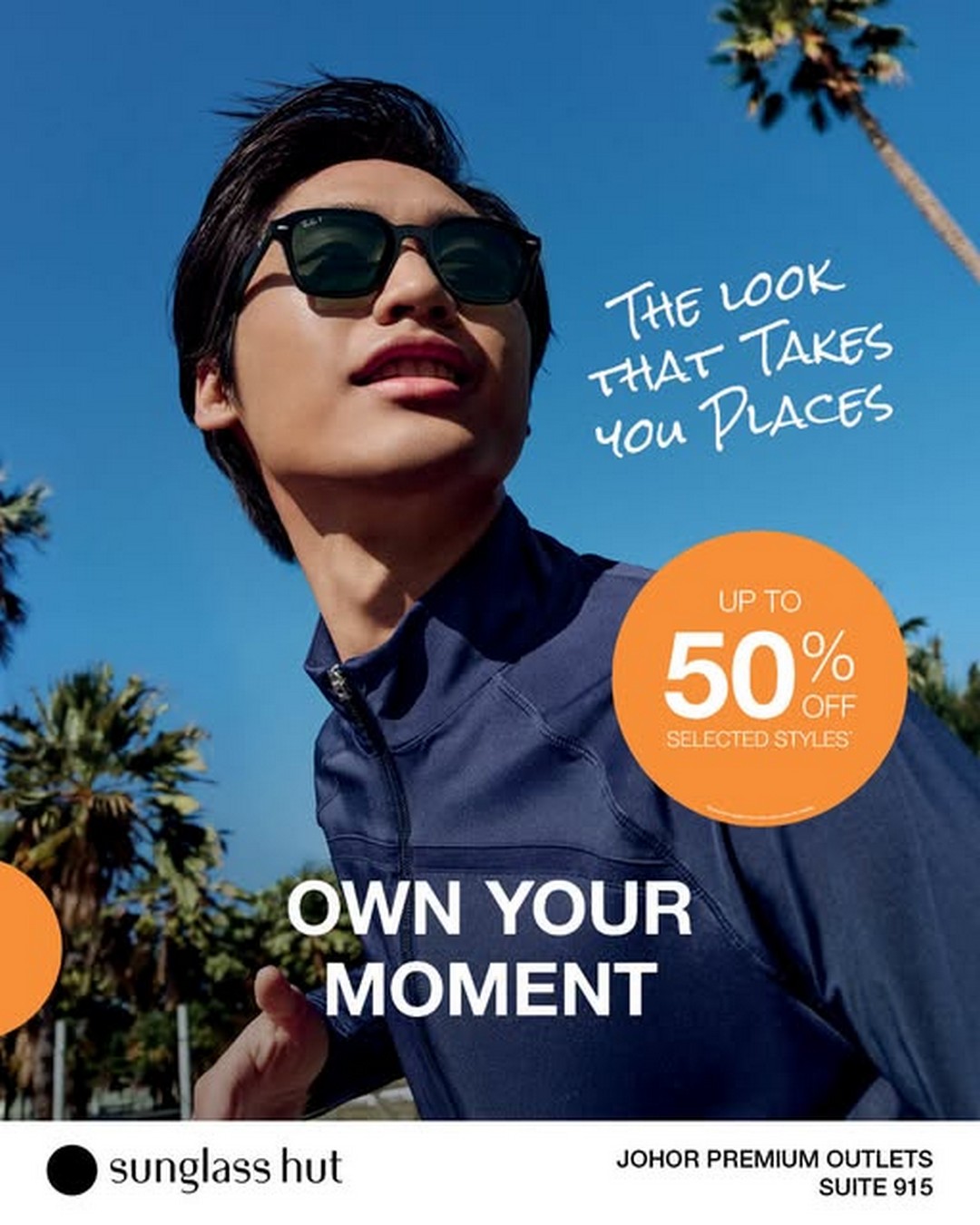 Sunglass-Hut-Special-Sale-with-Up-to-50-Savings-on-Selected 1-13 September 2026: Sunglass Hut: Special Sale with Up to 50% Savings on Selected Items at Johor Premium Outlets