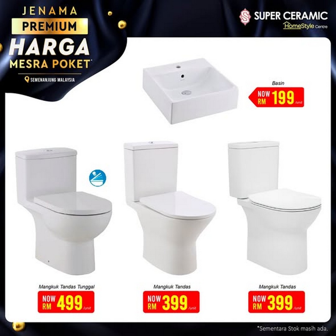 Super-Ceramic-Tiles-20-Discount-Extra-20-Bathroom-Accessories-1 26 September 2026 onwards: Super Ceramic Tiles: 20% Discount + Extra 20% Bathroom Accessories Promotion at Super Ceramic Branches Throughout Peninsular Malaysia