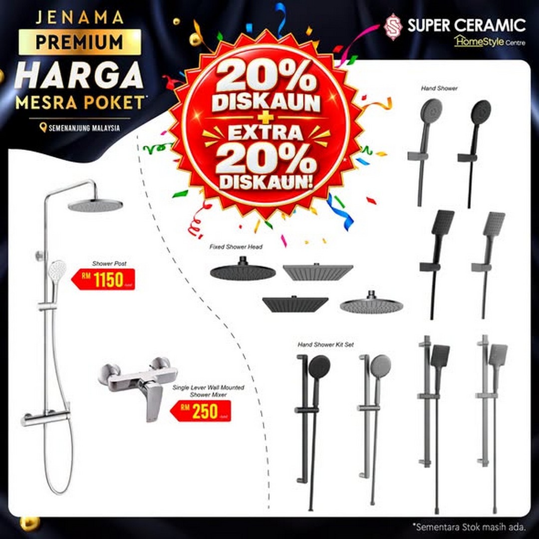 Super-Ceramic-Tiles-20-Discount-Extra-20-Bathroom-Accessories-2 26 September 2026 onwards: Super Ceramic Tiles: 20% Discount + Extra 20% Bathroom Accessories Promotion at Super Ceramic Branches Throughout Peninsular Malaysia