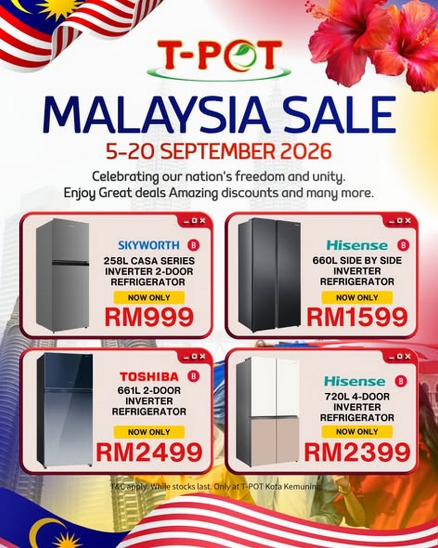 T-POT-Malaysia-Malaysia-Sale-Promotion-on-Home-Appliances-3 5-20 September 2026: T-POT Malaysia: Malaysia Sale Promotion on Home Appliances