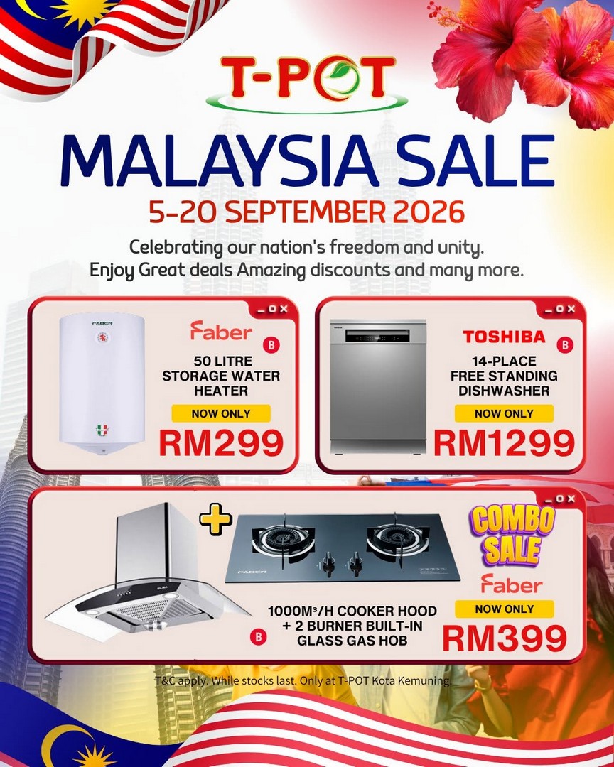 T-POT-Malaysia-Malaysia-Sale-Promotion-on-Home-Appliances-6 5-20 September 2026: T-POT Malaysia: Malaysia Sale Promotion on Home Appliances