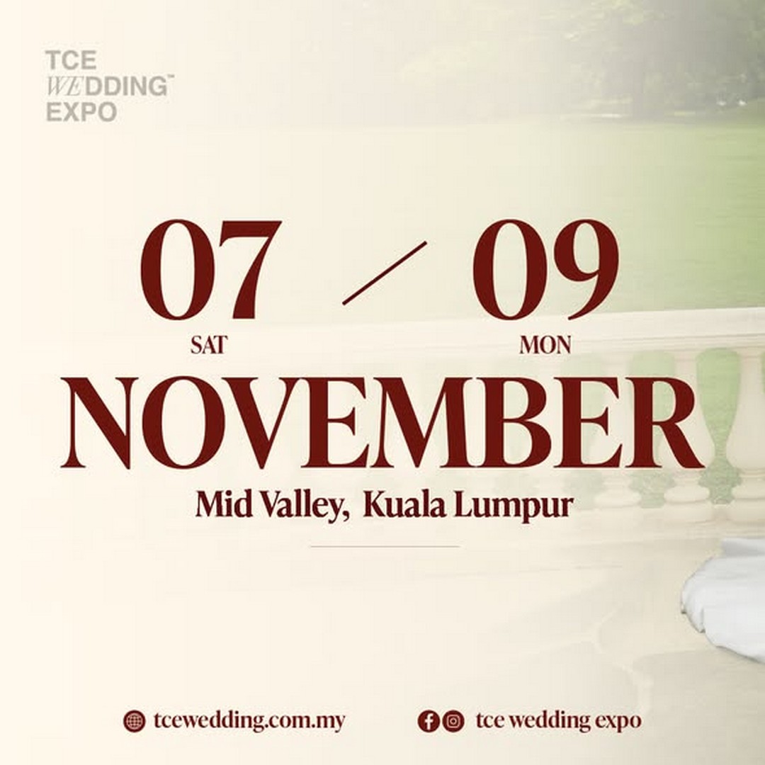 TCE-Wedding-Expo-43rd-TCE-Wedding-Expo-Promotion 7-9 November 2026: TCE Wedding Expo: 43rd TCE Wedding Expo Promotion with Free Entry, RM500,000 Cash & Prizes, Up to 90% Off at Mid Valley Exhibition Centre KL
