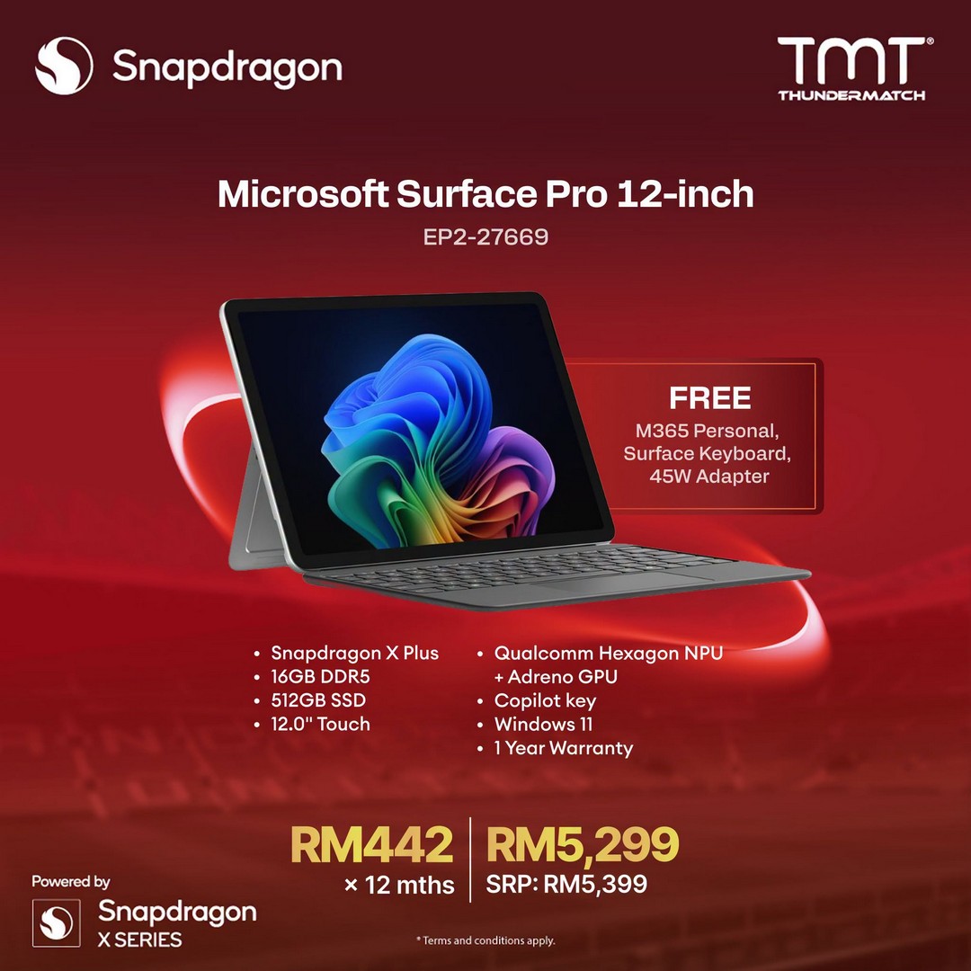 TMT-Malaysia-Snapdragon-X-Series-Laptop-Promotion-7 1-31 October 2026: TMT Malaysia: Snapdragon X Series Laptop Promotion with Up to RM500 Savings and Manchester United Old Trafford Opportunity