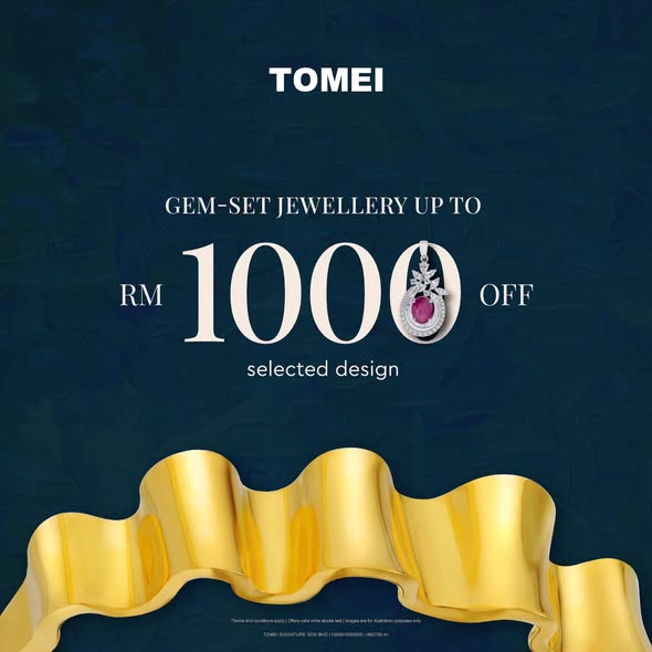 TOMEI-Anniversary-Sale-–-Trade-In-Old-Gold-2 16 September-18 October 2026: TOMEI: Anniversary Sale – Trade In Old Gold and Enjoy RM20 OFF on 916 Gold at Participating TOMEI Outlets