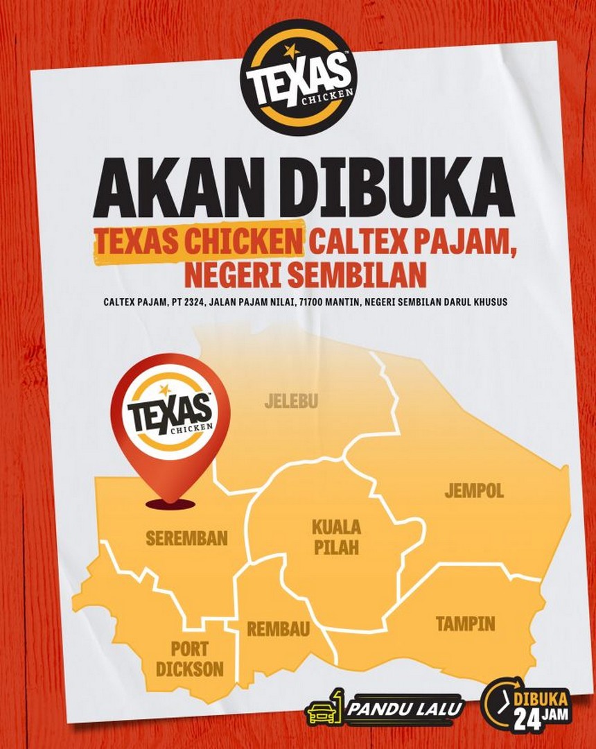 Texas-Chicken-Caltex-Pajam-Grand-Opening-Promotion 25 September 2026: Texas Chicken Caltex Pajam Grand Opening Promotion - Free Chicken and Cooler Bag Giveaway