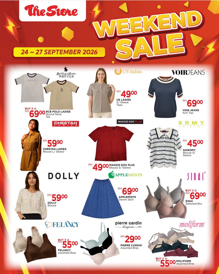 The-Store-Malaysia-Weekend-Sale-Promotion-on-Groceries-Fashion-Shoes-5 24-27 September 2026: The Store Malaysia: Weekend Sale Promotion on Groceries, Fashion, Shoes, Handbags and Home Essentials