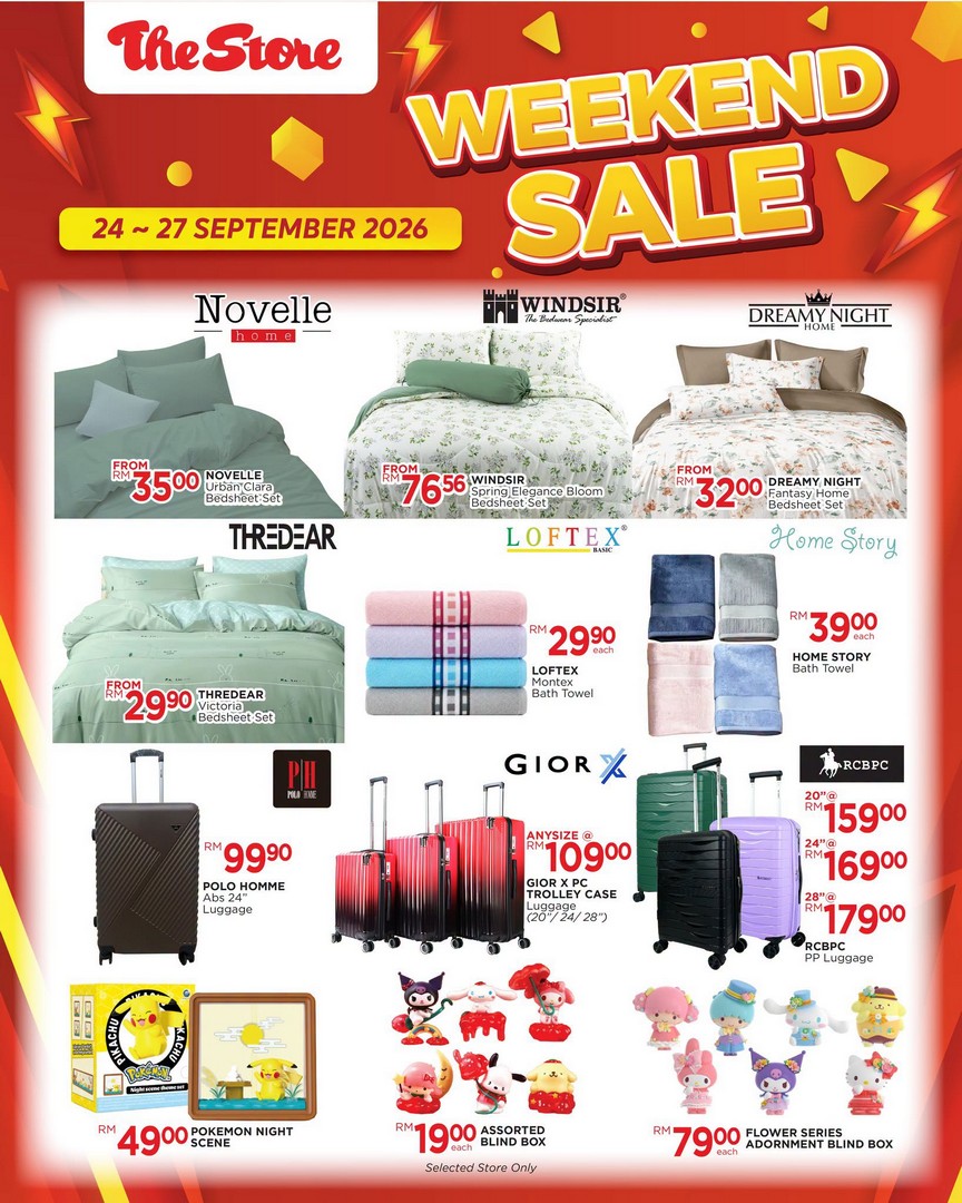 The-Store-Malaysia-Weekend-Sale-Promotion-on-Groceries-Fashion-Shoes-7 24-27 September 2026: The Store Malaysia: Weekend Sale Promotion on Groceries, Fashion, Shoes, Handbags and Home Essentials