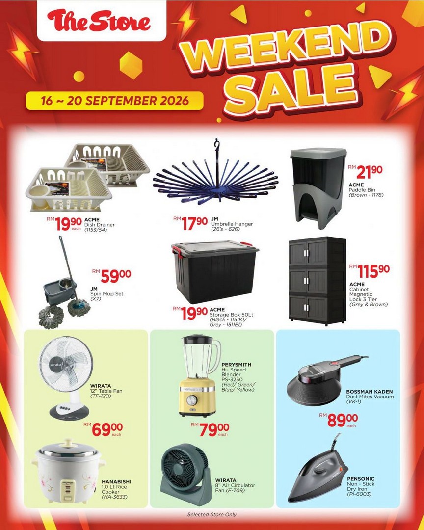 The-Store-Weekend-Sale-–-Up-to-58-Less-on-Groceries-2 16-20 September 2026: The Store Weekend Sale – Up to 58% Less on Groceries, Fashion, Home & More