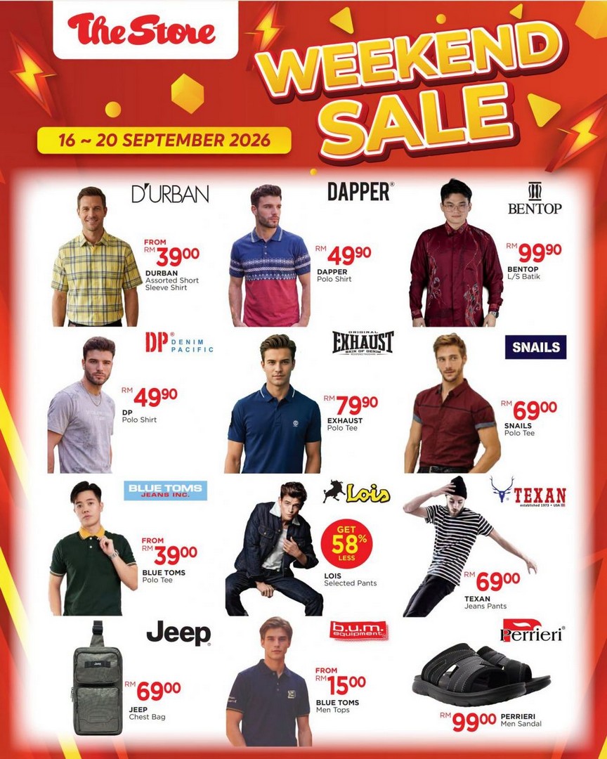 The-Store-Weekend-Sale-–-Up-to-58-Less-on-Groceries-3 16-20 September 2026: The Store Weekend Sale – Up to 58% Less on Groceries, Fashion, Home & More