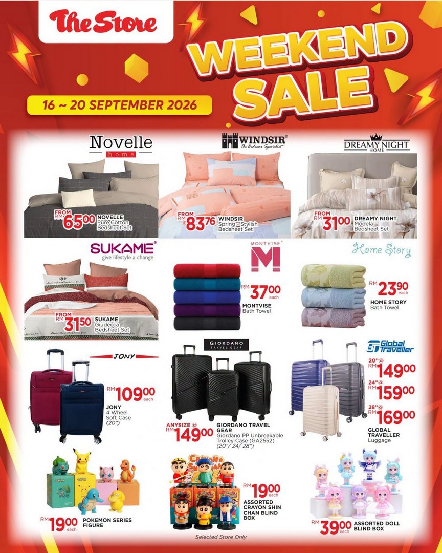The-Store-Weekend-Sale-–-Up-to-58-Less-on-Groceries-7 16-20 September 2026: The Store Weekend Sale – Up to 58% Less on Groceries, Fashion, Home & More