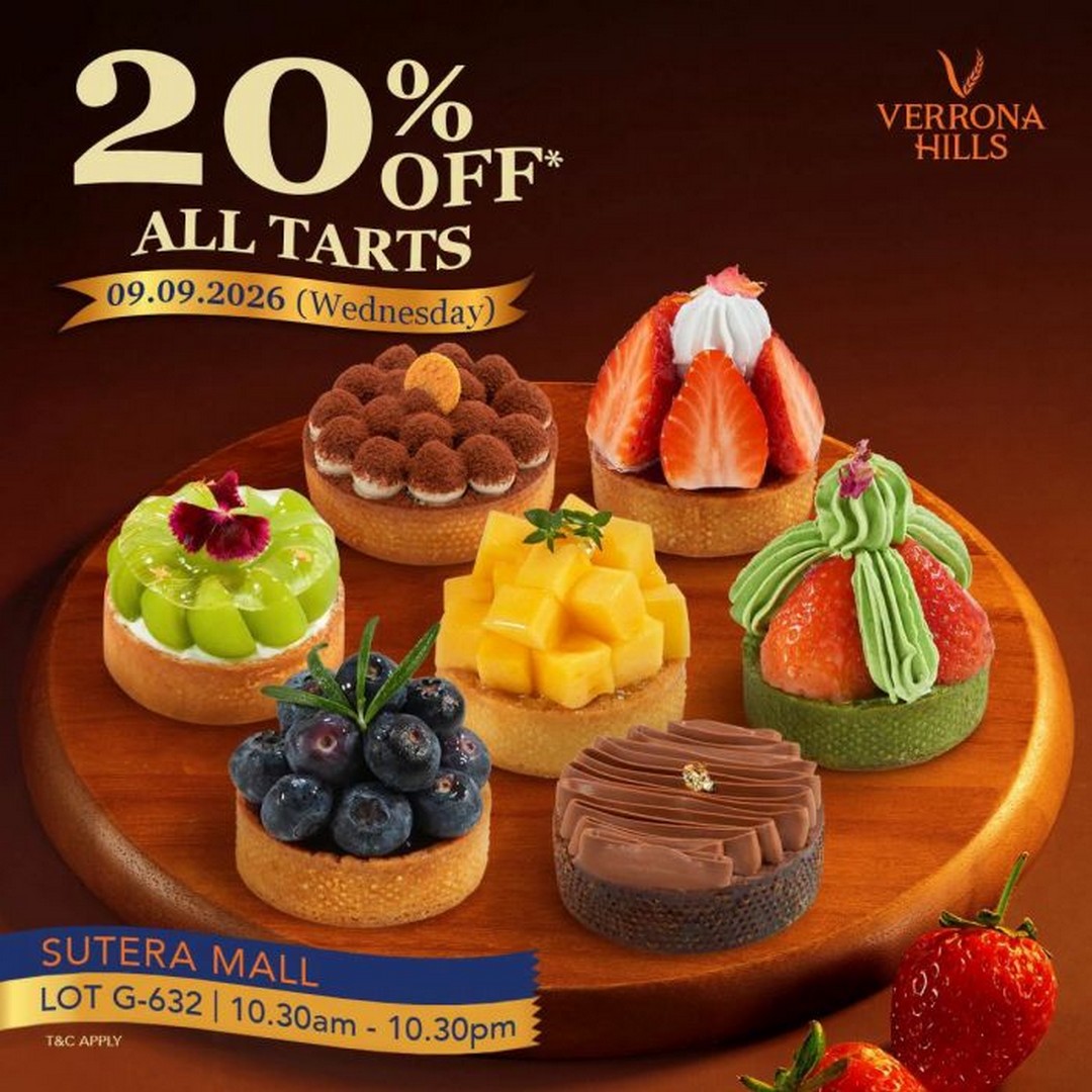 Verrona-Hills-Grand-Opening-Promotion-with-50-OFF-8 9 September 2026: Verrona Hills: Grand Opening Promotion with 50% OFF All Breads at Sutera Mall