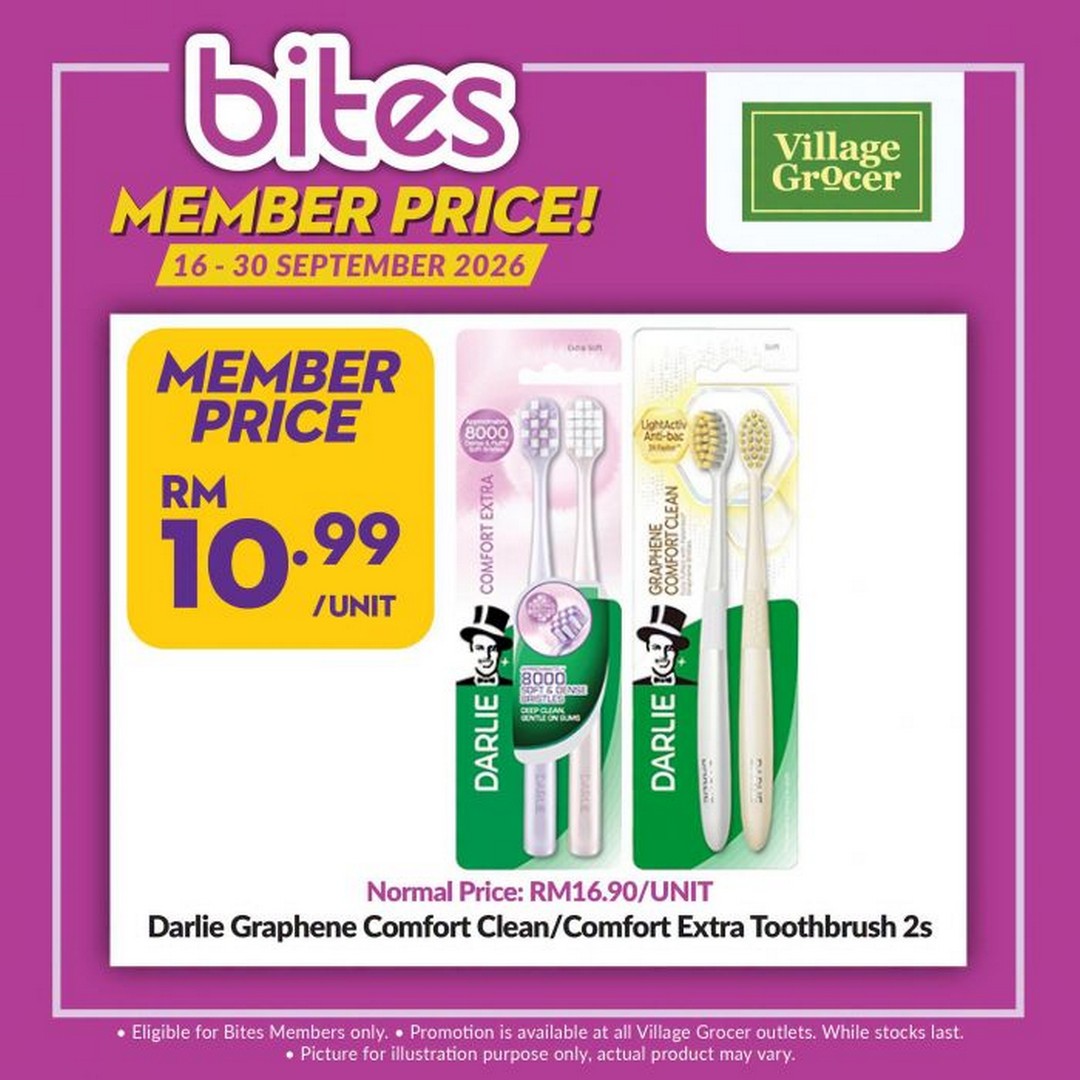 Village-Grocer-Bites-Member-Promotion-–-Member-Prices-10 16–30 September 2026: Village Grocer Bites Member Promotion – Member Prices From RM4.79 & Buy 2 Free 1