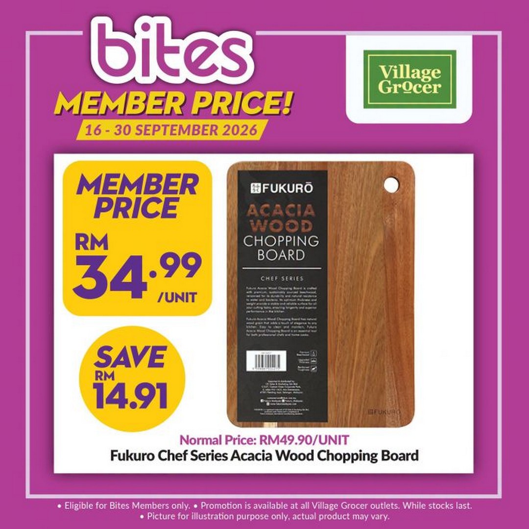 Village-Grocer-Bites-Member-Promotion-–-Member-Prices-6 16–30 September 2026: Village Grocer Bites Member Promotion – Member Prices From RM4.79 & Buy 2 Free 1