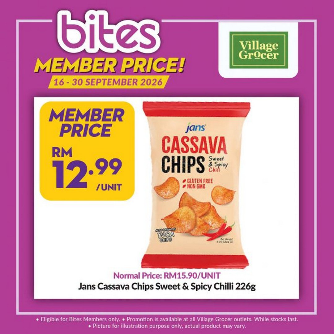 Village-Grocer-Bites-Member-Promotion-–-Member-Prices-7 16–30 September 2026: Village Grocer Bites Member Promotion – Member Prices From RM4.79 & Buy 2 Free 1