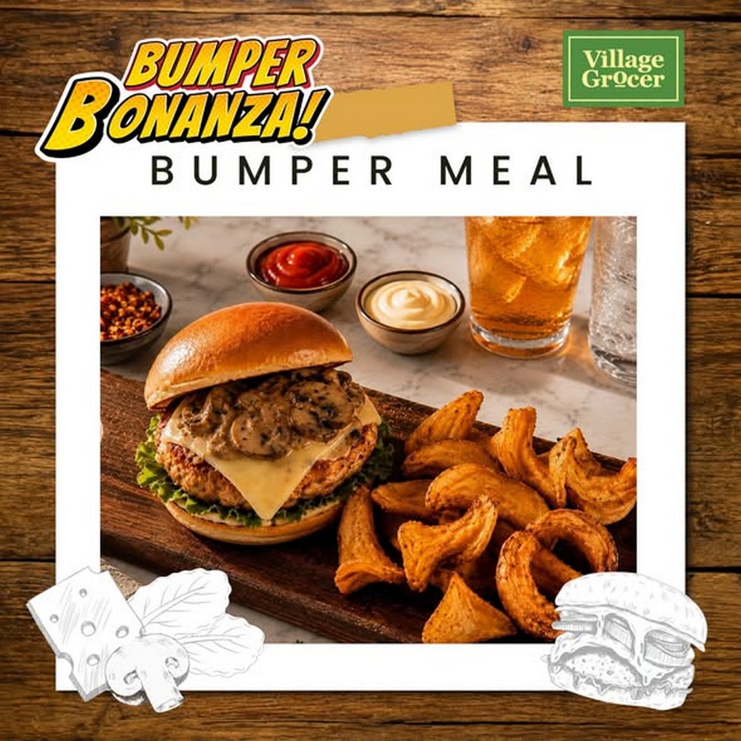Village-Grocer-Bumper-Bonanza-Sale-with-Pineapple-Chicken-Burger-1 4-7 September 2026: Village Grocer: Bumper Bonanza Sale with Pineapple Chicken Burger, Mushrooms, Fries and Cheese Deals from RM6.50