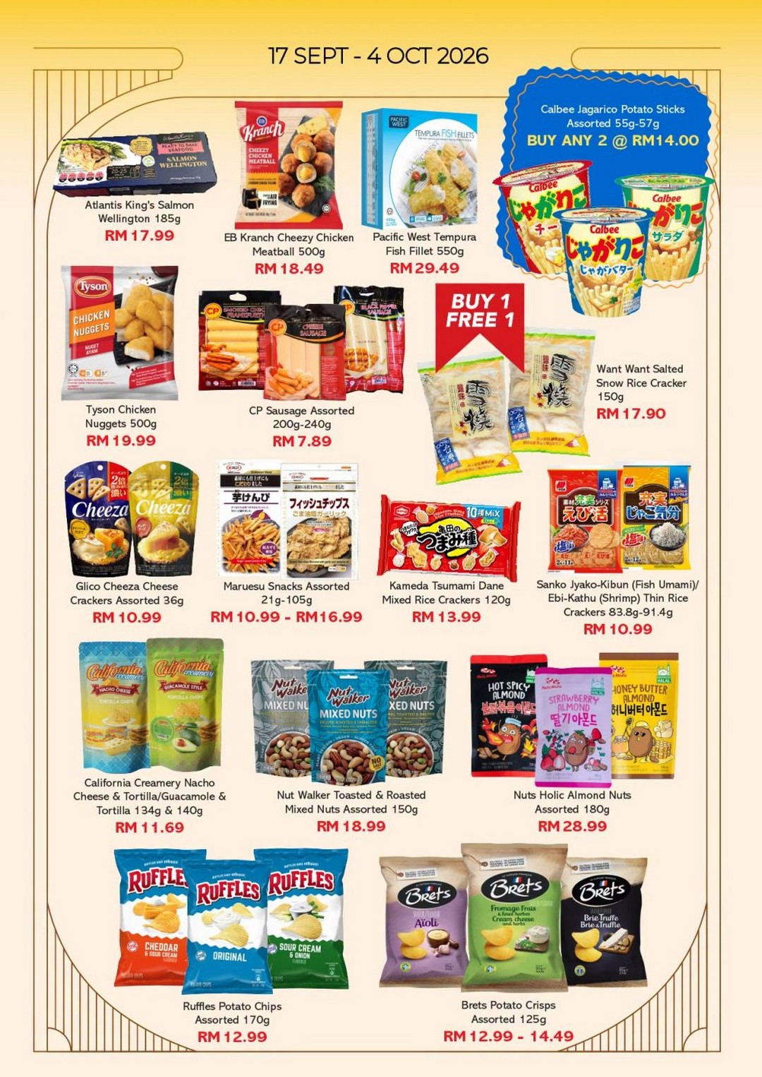 Village-Grocer-October-Feast-Promotion-Buy-1-Free-1-Calbee-2-1 17 September-4 October 2026: Village Grocer October Feast Promotion, Buy 1 Free 1, Calbee 2 for RM14 & More Deals
