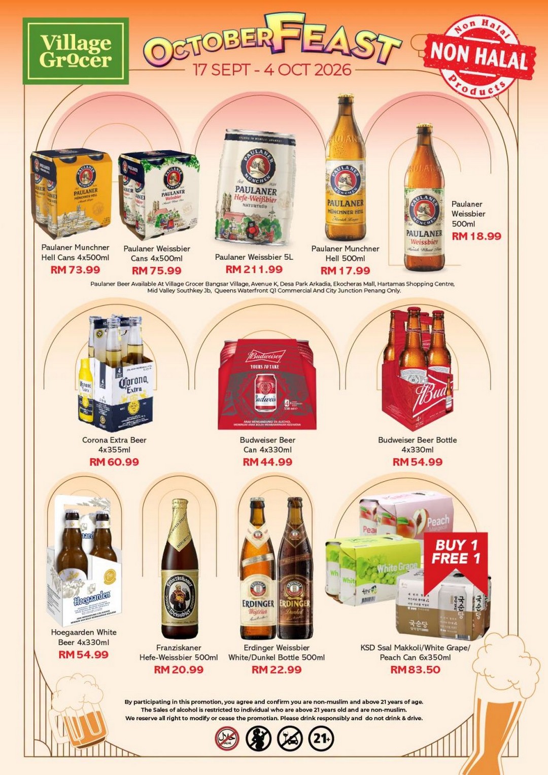 Village-Grocer-October-Feast-Promotion-Buy-1-Free-1-Calbee-2-2 17 September-4 October 2026: Village Grocer October Feast Promotion, Buy 1 Free 1, Calbee 2 for RM14 & More Deals