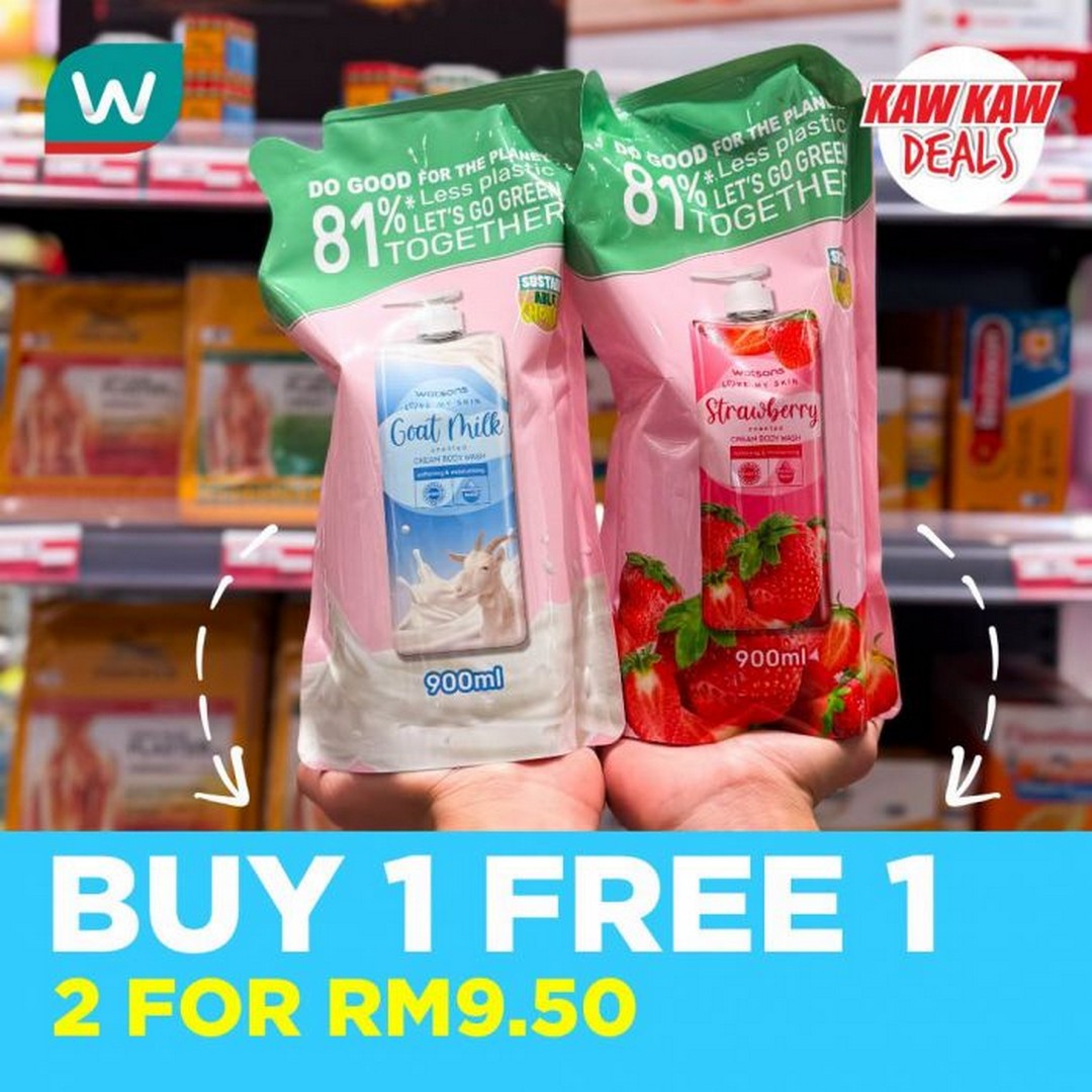 Watsons-Buy-1-Free-1-Promotion-Kaw-Kaw-Deals-on-Beauty-3 24 - 28 September 2026: Watsons Buy 1 Free 1 Promotion Kaw Kaw Deals on Beauty and Personal Care Essentials