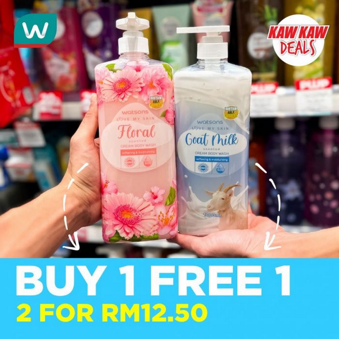 Watsons-Buy-1-Free-1-Promotion-Kaw-Kaw-Deals-on-Beauty-6 24 - 28 September 2026: Watsons Buy 1 Free 1 Promotion Kaw Kaw Deals on Beauty and Personal Care Essentials