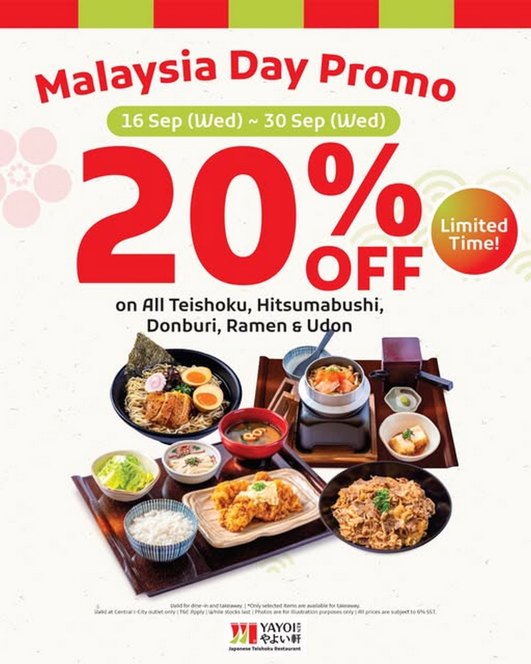 YAYOI-Malaysia-20-Off-Promotion-on-Japanese-Favourites-at-Central-i-City 16–30 September 2026: YAYOI Malaysia 20% Off Promotion on Japanese Favourites at Central i-City