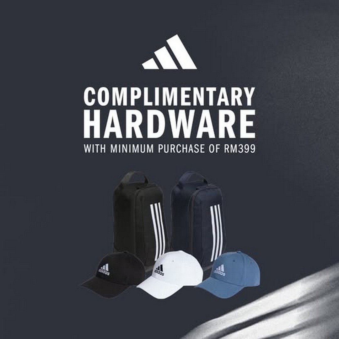 adidas-New-Store-Opening-Promotion-at-Wisma-Sanyan 18 September 2026 onwards: adidas: New Store Opening Promotion at Wisma Sanyan – Complimentary Hardware with RM399 Minimum Purchase