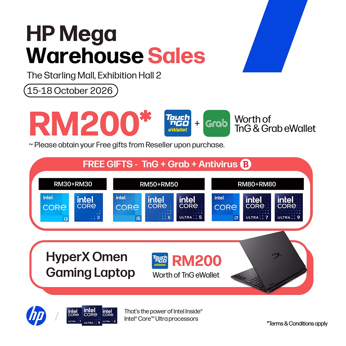 3 15–18 Oct 2026: HP Mega Warehouse Sale – Laptops from RM1,599, Monitors at RM299, Free Gifts & eWallet Rewards