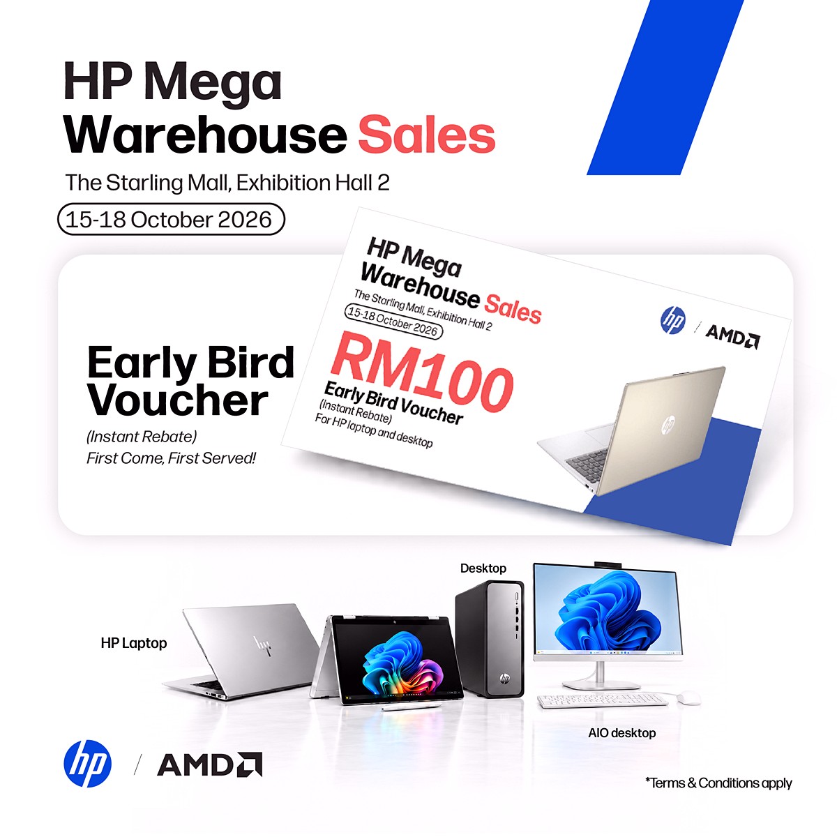 4 15–18 Oct 2026: HP Mega Warehouse Sale – Laptops from RM1,599, Monitors at RM299, Free Gifts & eWallet Rewards