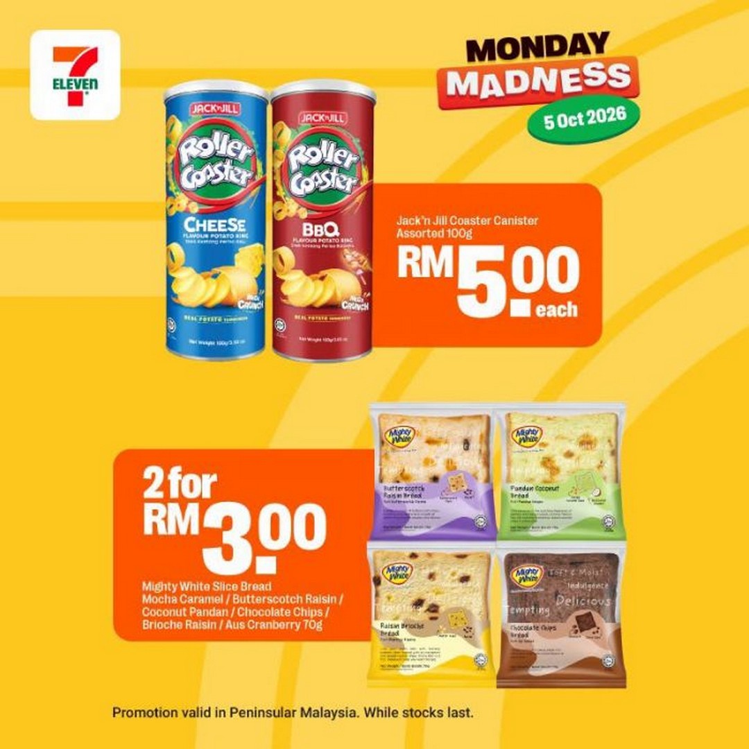 7-Eleven-Malaysia-Monday-Madness-Promotion-–-Buy-1-Free-1-12 5 October 2026: 7-Eleven Malaysia: Monday Madness Promotion – Buy 1 Free 1, RM1 Deals, Snacks, Drinks and Ready-to-Eat Favourites
