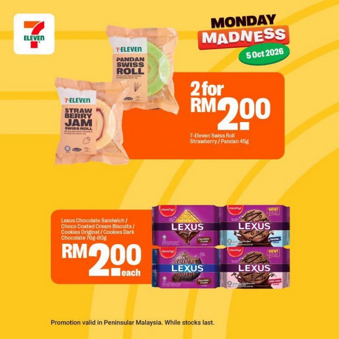 7-Eleven-Malaysia-Monday-Madness-Promotion-–-Buy-1-Free-1-8 5 October 2026: 7-Eleven Malaysia: Monday Madness Promotion – Buy 1 Free 1, RM1 Deals, Snacks, Drinks and Ready-to-Eat Favourites