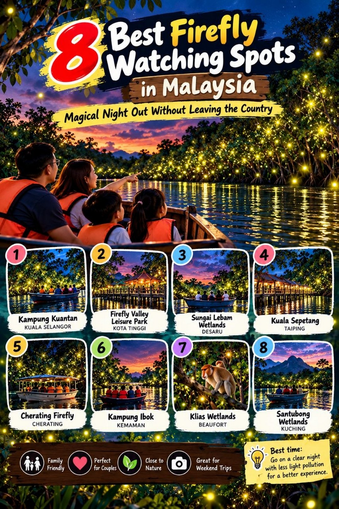 8-Best-Firefly-Watching-Spots-in-Malaysia-1 25 October 2026 onwards: 8 Best Firefly Watching Spots in Malaysia – Magical Night Cruises, Nature Attractions and Travel Guide