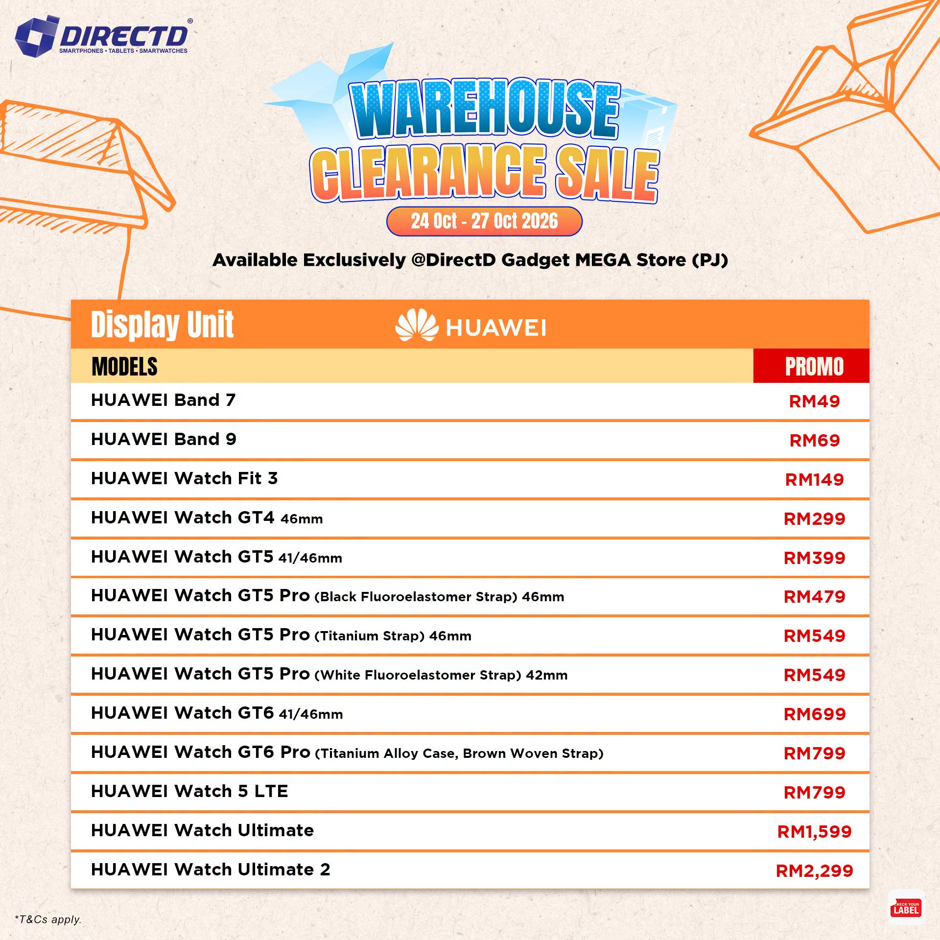 857370610_978239574720970_6111795554195495348_n 24–27 Oct 2026: DirectD Warehouse Clearance Sale in PJ – Smartphones, MacBooks, Tablets & Home Gadgets from RM19