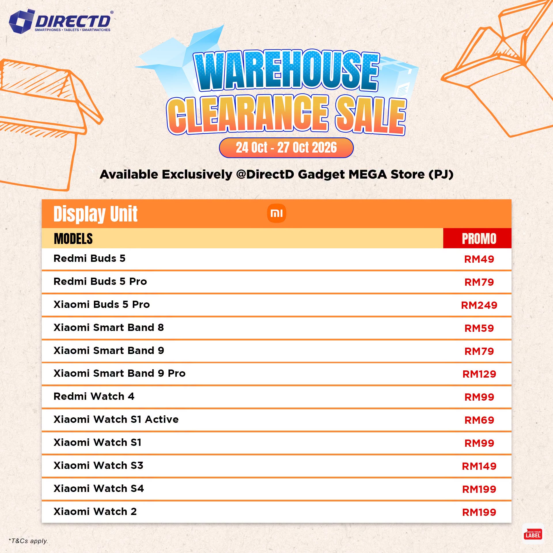 860693373_2103158317006702_4534038955388988430_n 24–27 Oct 2026: DirectD Warehouse Clearance Sale in PJ – Smartphones, MacBooks, Tablets & Home Gadgets from RM19