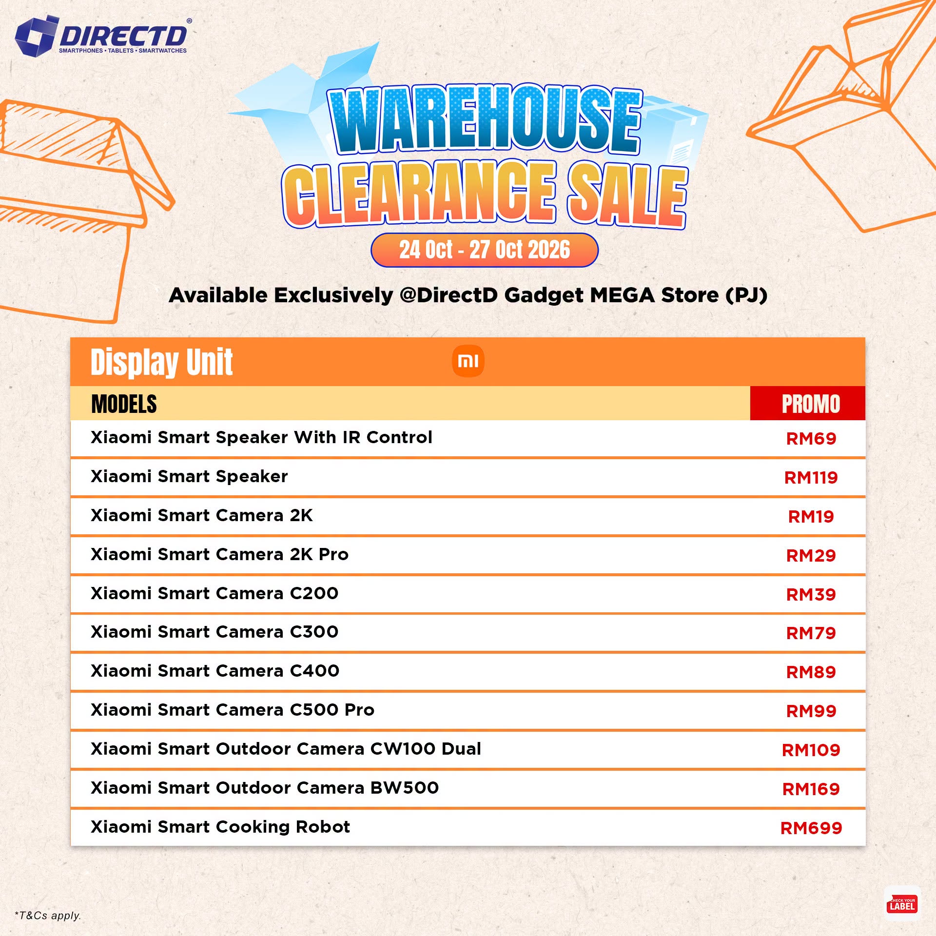 860817909_1869229810734125_5417450277221051934_n 24–27 Oct 2026: DirectD Warehouse Clearance Sale in PJ – Smartphones, MacBooks, Tablets & Home Gadgets from RM19
