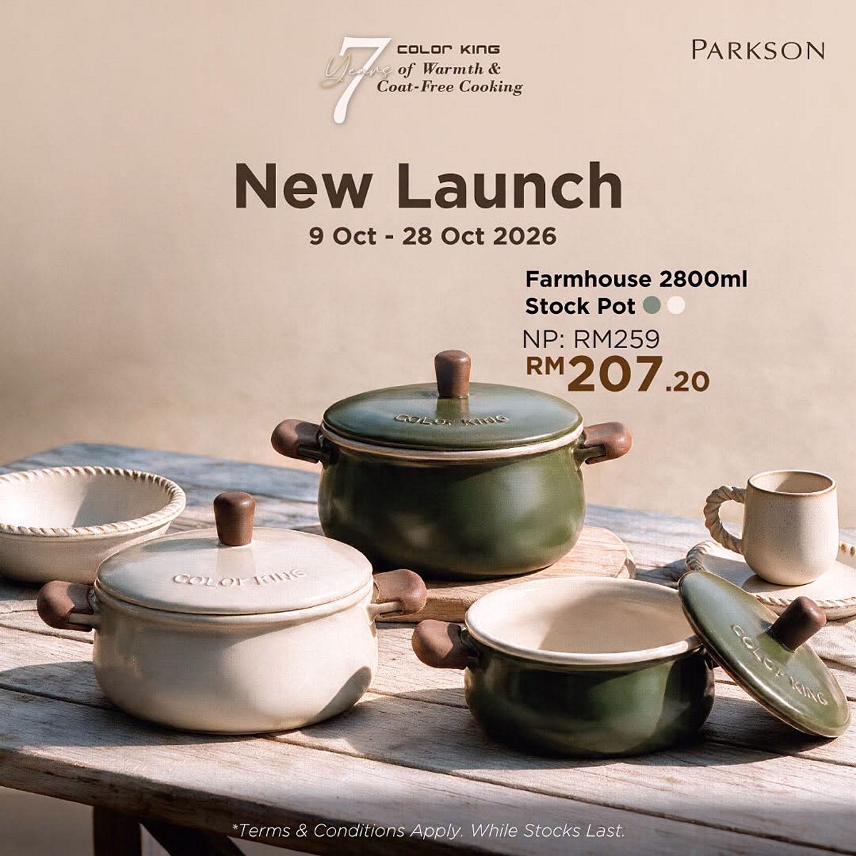 865150376_1825556051911692_8177399285447270497_n 9–28 Oct 2026: Parkson Malaysia x Color King 7th Anniversary Promotion – Up to 70% OFF Cookware, Free Gifts and RM800 Cash Prize