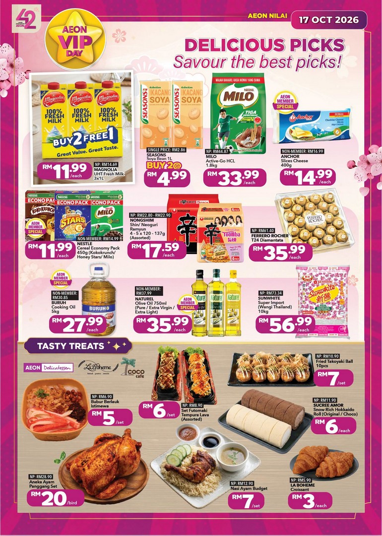 AEON-Malaysia-AEON-Member-Day-One-Day-Sale-9 17 October 2026: AEON Malaysia: AEON Member Day One-Day Sale Promotion at AEON Nilai with Grocery Deals, Up to 70% Off Home Furnishings, Up to 50% Off Gadgets, Member Vouchers and In-Store Challenges