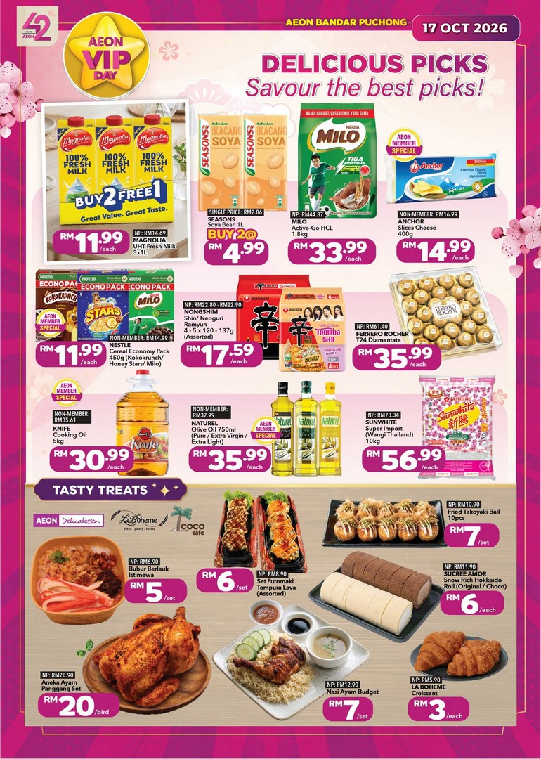 AEON-Malaysia-AEON-Member-Day-Promotion-at-AEON-Bandar-Puchong-10 17 October 2026: AEON Malaysia: AEON Member Day Promotion at AEON Bandar Puchong with Grocery Deals, Up to 70% Off Home Furnishings, Smart Home Gadgets Discounts and Exclusive Member Rewards