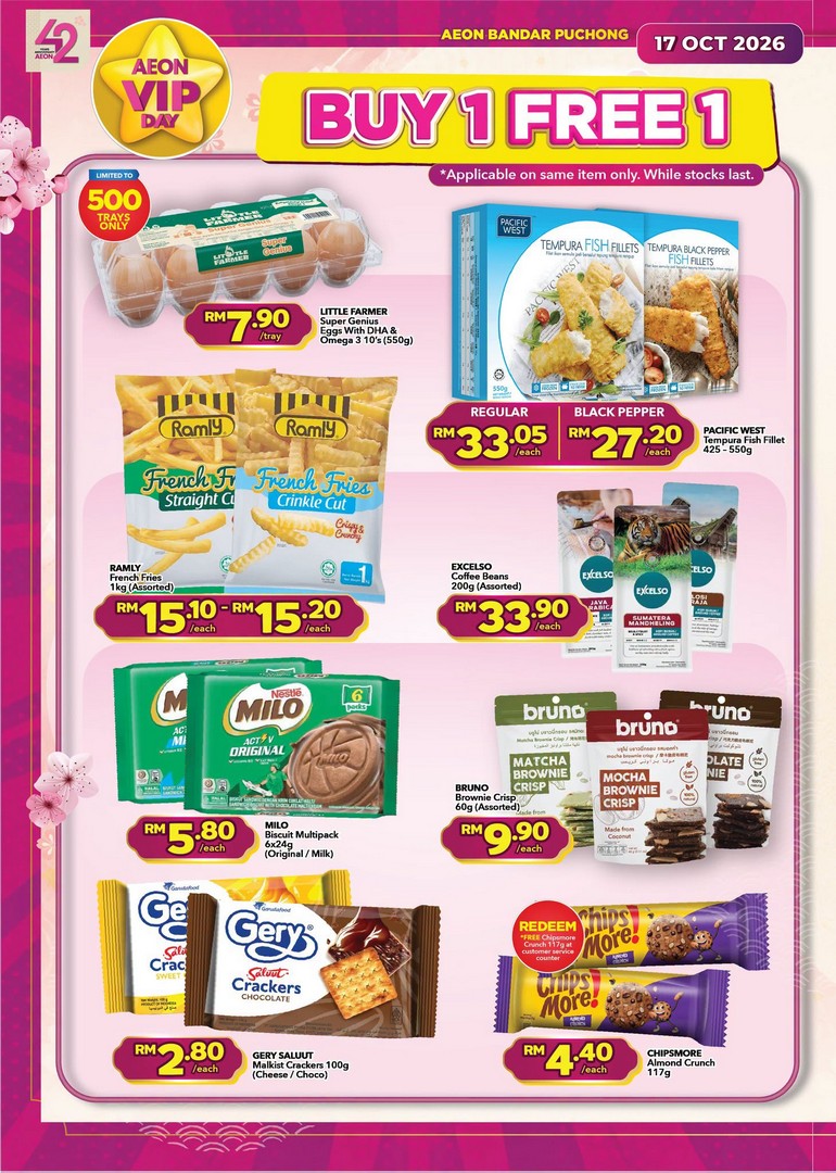 AEON-Malaysia-AEON-Member-Day-Promotion-at-AEON-Bandar-Puchong-8 17 October 2026: AEON Malaysia: AEON Member Day Promotion at AEON Bandar Puchong with Grocery Deals, Up to 70% Off Home Furnishings, Smart Home Gadgets Discounts and Exclusive Member Rewards