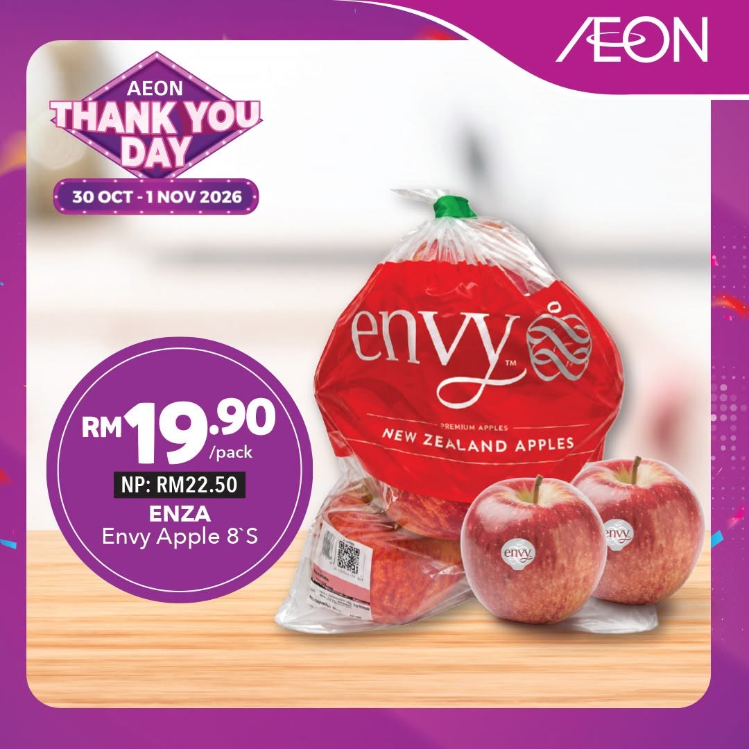 AEON-Malaysia-Thank-You-Day-Promotion-10 30 October–1 November 2026: AEON Malaysia Thank You Day Promotion, 1 Day Only Amazing Deals on 31 October, Shopping Offers and RM5 E-Voucher Rewards