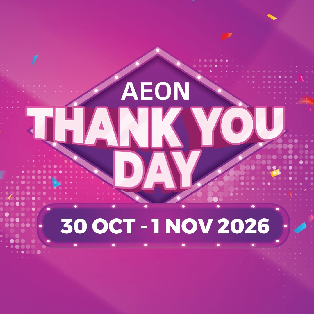 AEON-Malaysia-Thank-You-Day-Promotion-14 30 October–1 November 2026: AEON Malaysia Thank You Day Promotion, 1 Day Only Amazing Deals on 31 October, Shopping Offers and RM5 E-Voucher Rewards