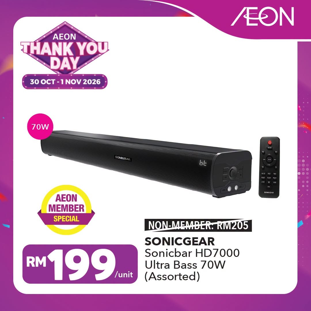AEON-Malaysia-Thank-You-Day-Promotion-4-1 30 October–1 November 2026: AEON Malaysia Thank You Day Promotion, 1 Day Only Amazing Deals on 31 October, Shopping Offers and RM5 E-Voucher Rewards