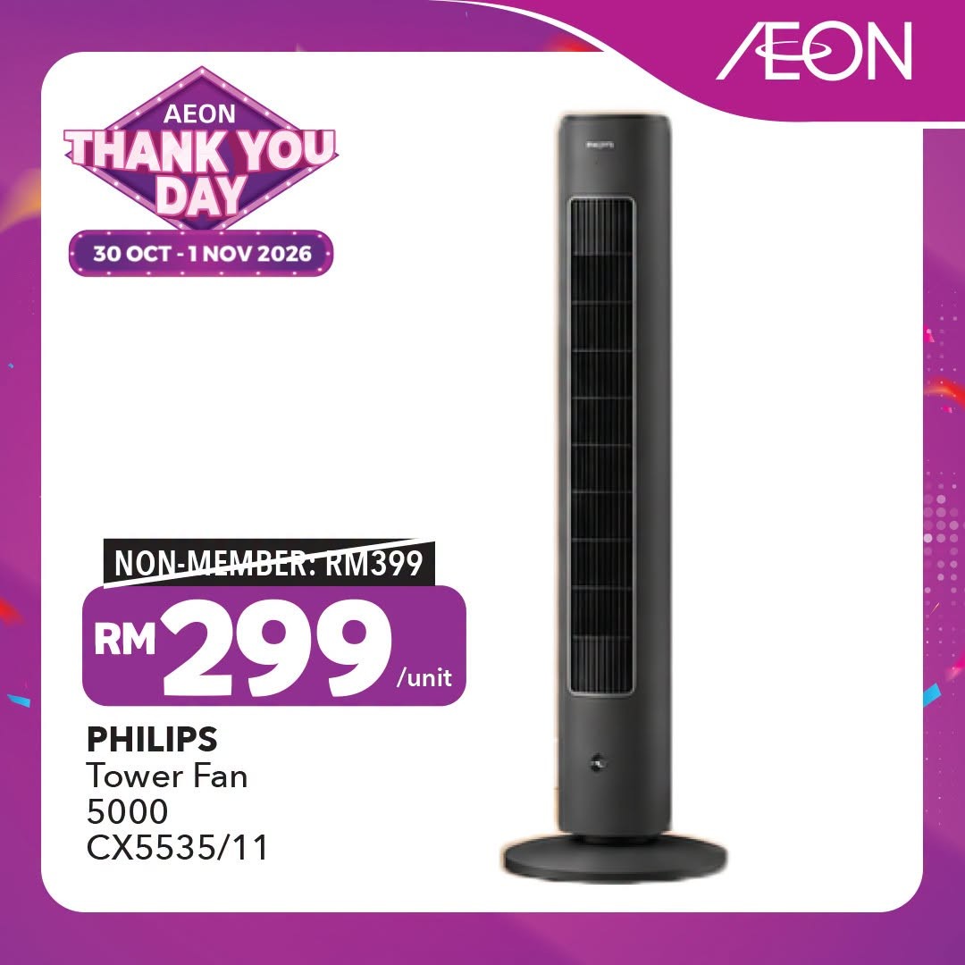 AEON-Malaysia-Thank-You-Day-Promotion-5-1 30 October–1 November 2026: AEON Malaysia Thank You Day Promotion, 1 Day Only Amazing Deals on 31 October, Shopping Offers and RM5 E-Voucher Rewards