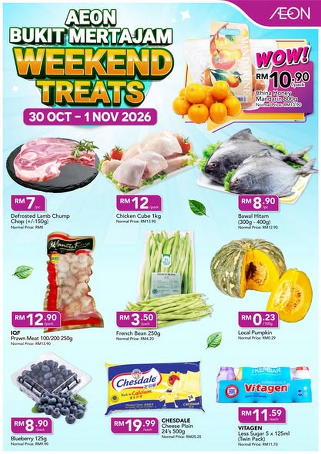 AEON-Malaysia-Weekend-Treats-Promotion-2 30 October-1 November 2026: AEON Malaysia Weekend Treats Promotion – Fresh Groceries, Meat, Seafood, Fruits & Daily Essentials Deals at 7 Selected Outlets