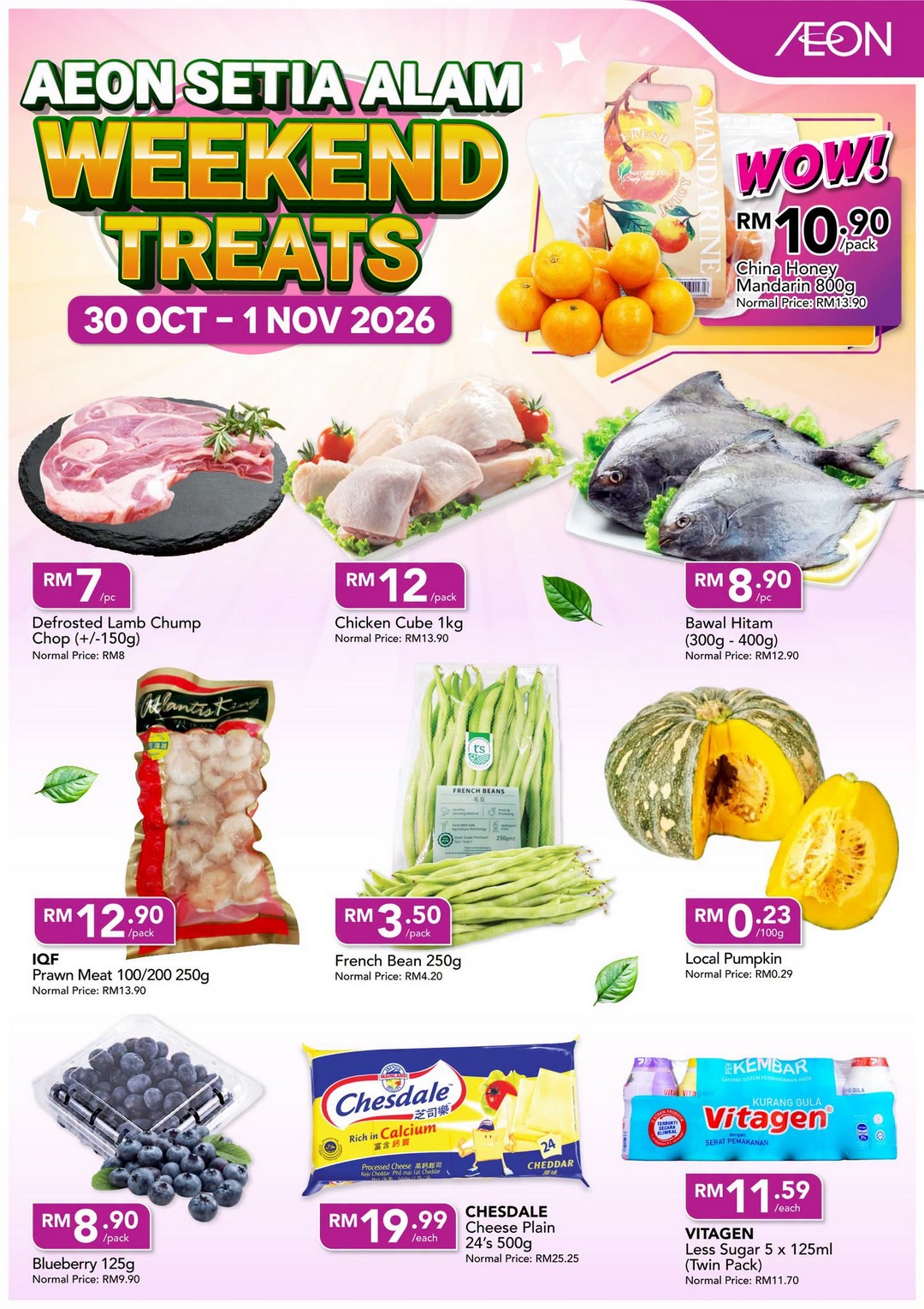 AEON-Malaysia-Weekend-Treats-Promotion-4 30 October-1 November 2026: AEON Malaysia Weekend Treats Promotion – Fresh Groceries, Meat, Seafood, Fruits & Daily Essentials Deals at 7 Selected Outlets
