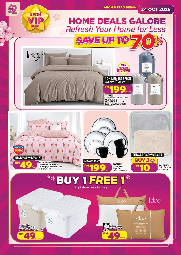 AEON-Retail-Malaysia-Shop-Earn-Play-and-Win-4 24 October 2026: AEON Retail Malaysia: Shop, Earn, Play and Win at AEON Metro Prima VIP Day with Shopping Vouchers and Fun In-Store Challenges