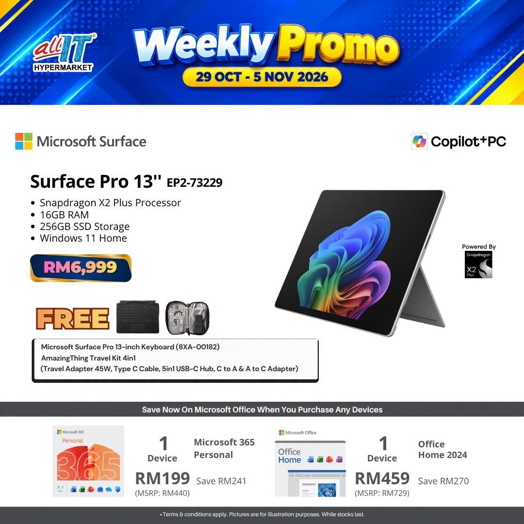 ALL-IT-Hypermarket-Laptop-Promotion-6 29 October-5 November 2026: ALL IT Hypermarket Laptop Promotion – Save on Surface Pro, Acer, ASUS, HP, Lenovo & MSI Gaming Laptops with FREE Gifts