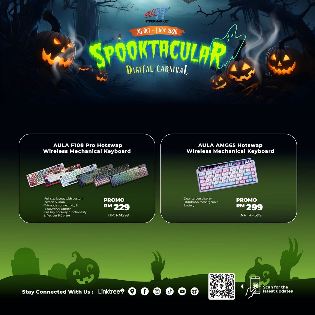ALL-IT-Hypermarket-Spooktacular-Digital-Carnival-5 28 October–1 November 2026: ALL IT Hypermarket Spooktacular Digital Carnival at IOI City Mall Putrajaya – Gadget Deals, 3D Printing Workshops, Recycling Rewards and E-Wallet Savings