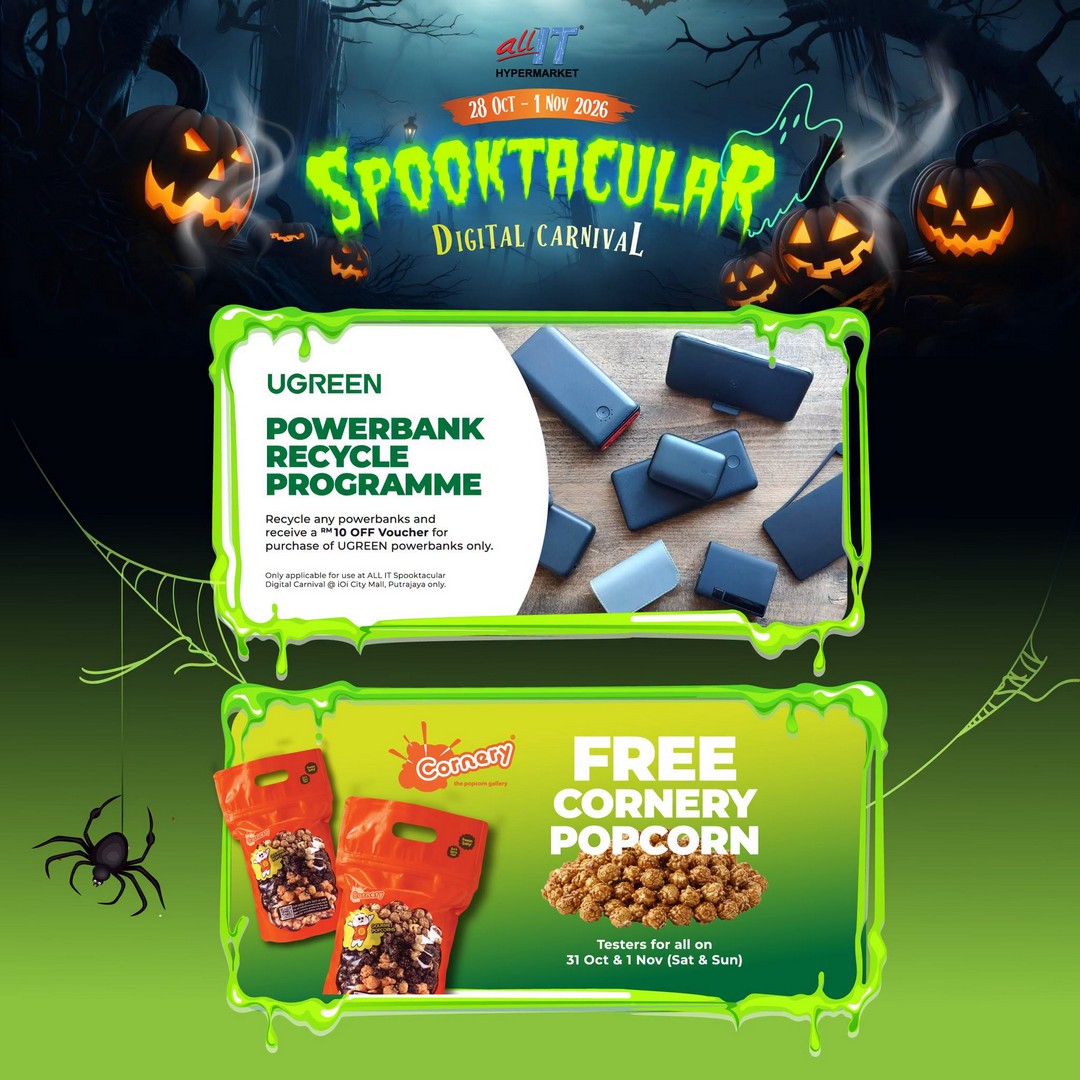 ALL-IT-Hypermarket-Spooktacular-Digital-Carnival-8 28 October–1 November 2026: ALL IT Hypermarket Spooktacular Digital Carnival at IOI City Mall Putrajaya – Gadget Deals, 3D Printing Workshops, Recycling Rewards and E-Wallet Savings