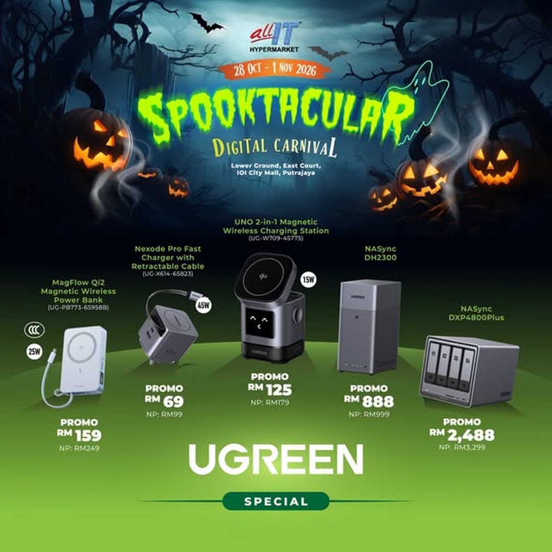 ALL-IT-Hypermarket-Spooktacular-Digital-Carnival 28 October–1 November 2026: ALL IT Hypermarket Spooktacular Digital Carnival at IOI City Mall Putrajaya – Gadget Deals, 3D Printing Workshops, Recycling Rewards and E-Wallet Savings